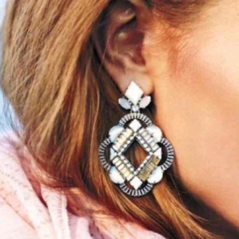 Stella & Dot Kaia Chandelier earrings.